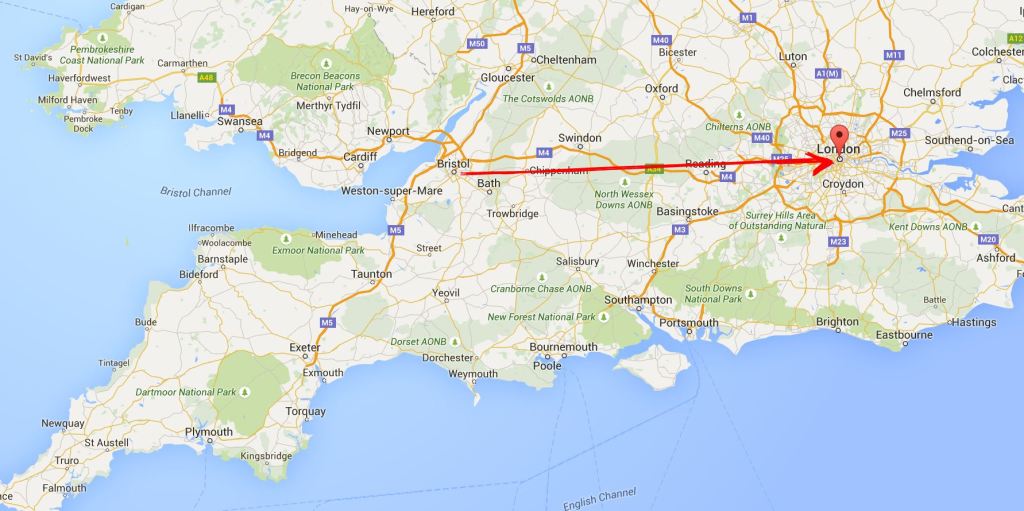 Bristol to London