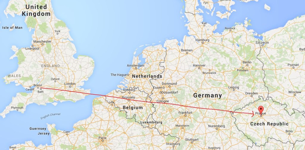 Bristol to Prague